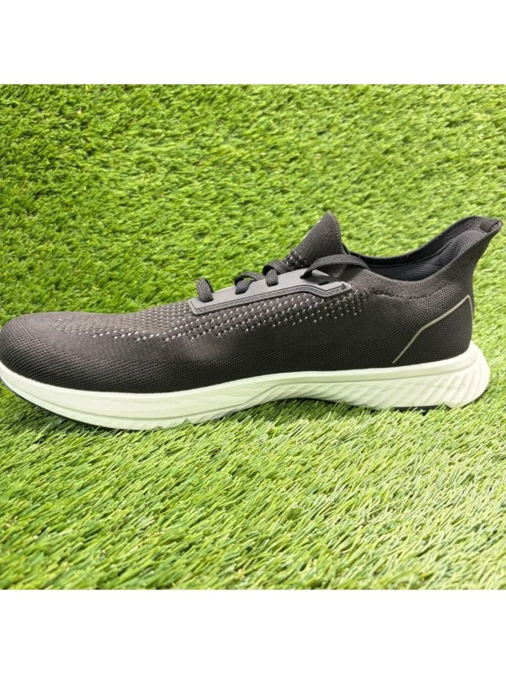 Flux Adapt Runner Black White Mens Size 13 Athletic Running Knit Shoes Sneakers